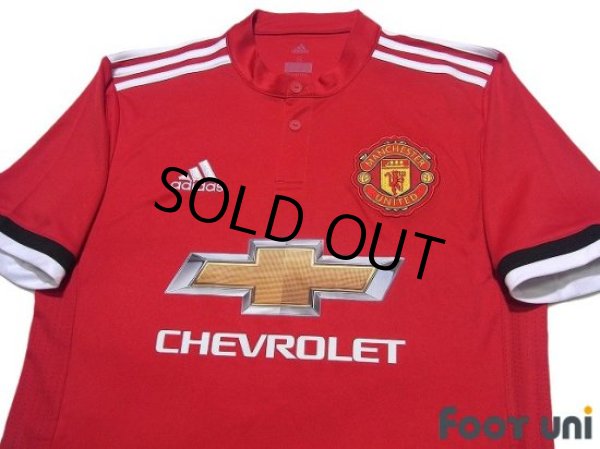Photo3: Manchester United 2017-2018 Home Shirt Jersey (3)