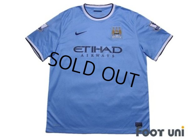 Photo1: Manchester City 2013-2014 Home Shirt Jersey BARCLAYS PREMIER LEAGUE Patch/Badge (1)