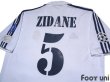 Photo4: Real Madrid 2001-2002 Home Centenario Shirt Jersey #5 Zidane Champions League Model Centennial Patch/Badge (4)