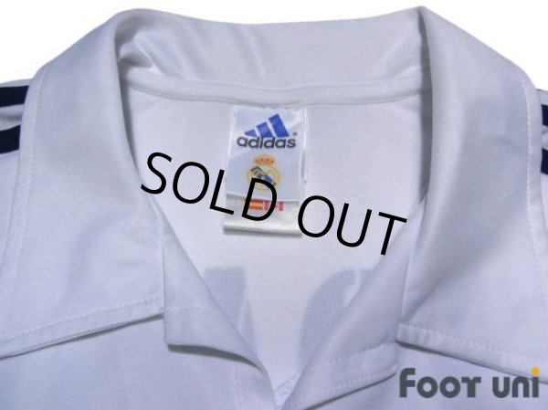 Photo5: Real Madrid 2001-2002 Home Centenario Shirt Jersey #5 Zidane Champions League Model Centennial Patch/Badge (5)