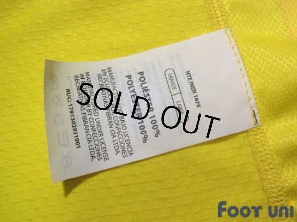 Photo8: Ecuador 2014 Home Shirt Jersey FIFA World Cup Brasil Model w/tags (8)