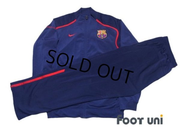Photo1: FC Barcelona Track Jacket and Pants Set (1)