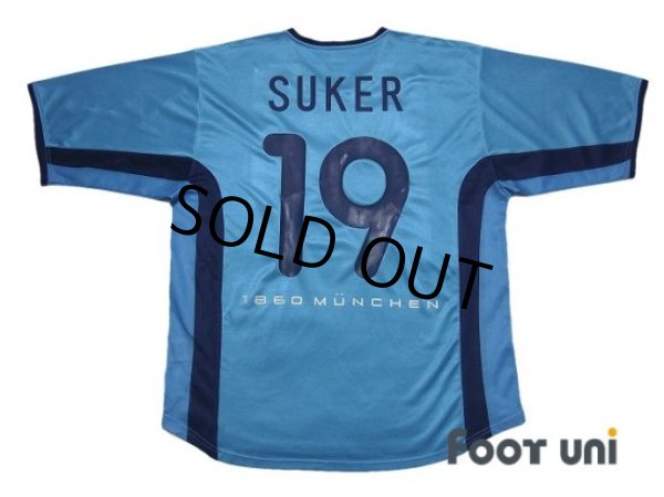 Photo2: 1860 Munich 2001-2002 Home Shirt Jersey #19 Davor Suker (2)