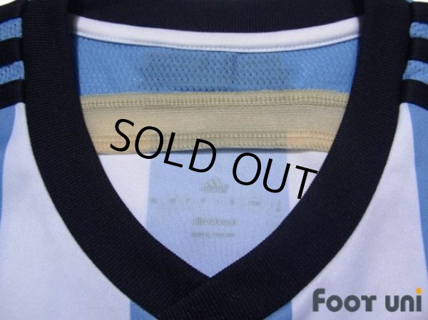 Photo5: Argentina 2014 Home Shirt #10 Messi FIFA World Cup Brazil Model (5)