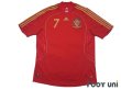 Photo1: Spain Euro2008 Home Shirt Jersey #7 David Villa (1)