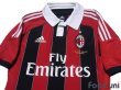Photo3: AC Milan 2012-2013 Home Authentic Techfit Shirt Jersey (3)