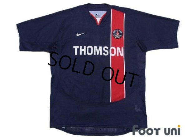 Photo1: Paris Saint Germain 2003-2004 Home Shirt Jersey (1)