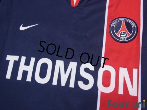 Photo6: Paris Saint Germain 2003-2004 Home Shirt Jersey (6)