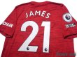 Photo4: Manchester United 2020-2021 Home Shirt #21 Daniel James (4)