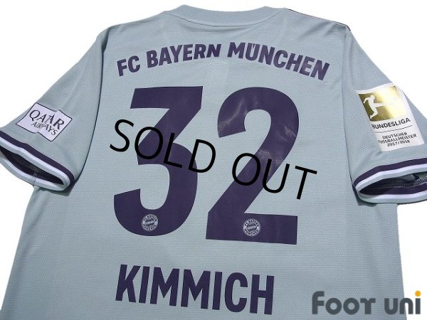 Photo4: Bayern Munchen 2018-2019 Away Shirt #32 Joshua Kimmich w/tags (4)