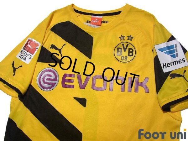 Photo3: Borussia Dortmund 2014-2015 Home Shirt #7 Shinji Kagawa Bundesliga Patch/Badge w/tags (3)