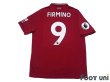 Photo2: Liverpool 2018-2019 Home Shirt #9 Firmino Premier League Patch/Badge w/tags (2)