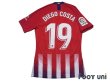 Photo2: Atletico Madrid 2018-2019 Home Authentic Shirt #19 Diego Costa w/tags (2)
