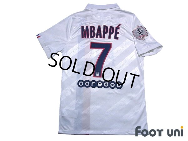 Photo2: Paris Saint Germain 2019-2020 Third Shirt #7 Mbappe (2)