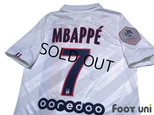 Photo4: Paris Saint Germain 2019-2020 Third Shirt #7 Mbappe (4)