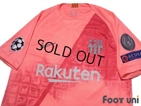 Photo3: FC Barcelona 2018-2019 3rd Shirt #9 Suarez Champions League Patch/Badge (3)