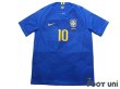 Photo1: Brazil 2018 Away Shirt #10 Neymar Jr (1)