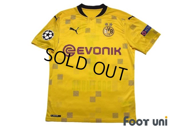 Photo1: Borussia Dortmund 2020-2021 Home Shirt #7 Jadon Sancho Cup model (1)