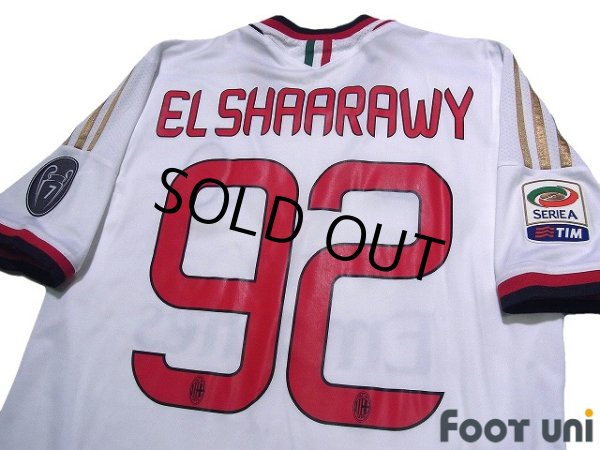 Photo4: AC Milan 2013-2014 Away Shirt #92 El Shaarawy (4)