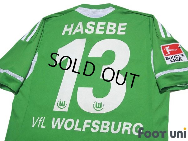 Photo4: VfL Wolfsburg 2011-2012 Home Shirt #13 Makoto Hasebe Bundesliga Patch/Badge (4)