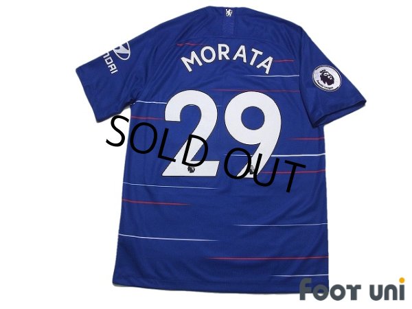 Photo2: Chelsea 2018-2019 Home Shirt #29 Alvaro Morata  (2)