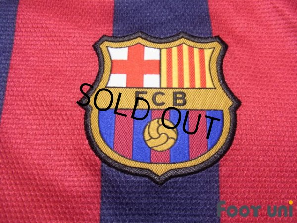 Photo6: FC Barcelona 2013-2014 Home Shirt #10 Lionel Messi LFP Patch/Badge (6)