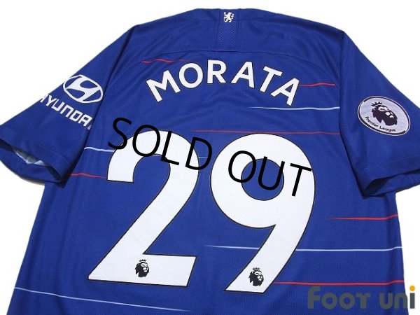 Photo4: Chelsea 2018-2019 Home Shirt #29 Alvaro Morata  (4)