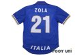 Photo2: Italy Euro 1996 Home Shirt #21 Gianfranco Zola (2)