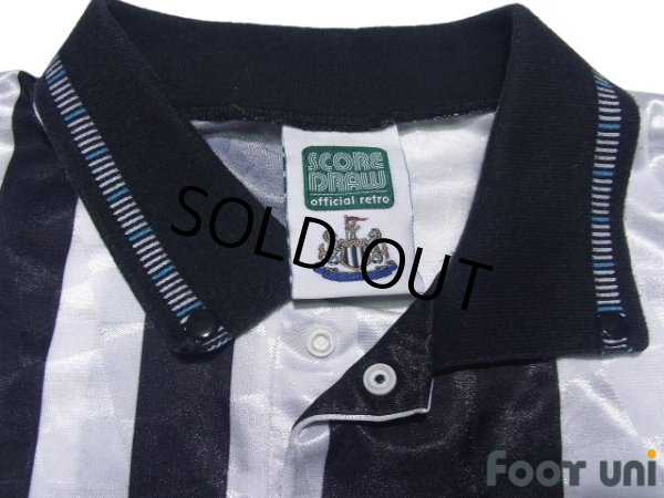 Photo4: Newcastle 1990-1991 Home Reprint Shirt (4)