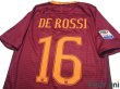 Photo4: AS Roma 2016-2017 Home Shirt #16 Daniele De Rossi Lega Calcio Patch/Badge (4)