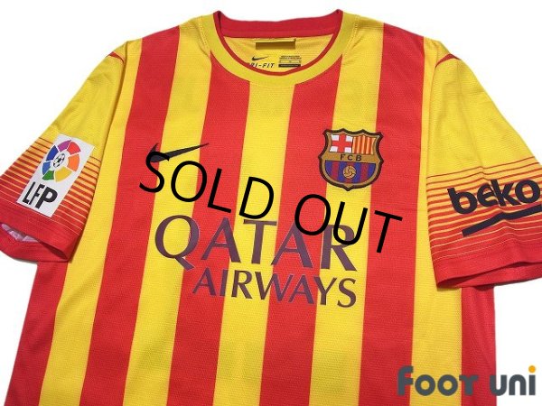 Photo3: FC Barcelona 2013-2014 Away Shirt #11 Neymar JR LFP Patch/Badge (3)