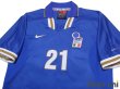 Photo3: Italy Euro 1996 Home Shirt #21 Gianfranco Zola (3)