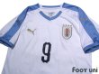 Photo3: Uruguay 2019 Away Shirt #9 Luis Suarez w/tags (3)