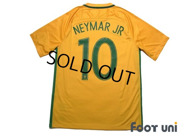 Photo2: Brazil 2016 Home Shirt #10 Neymar Jr w/tags (2)