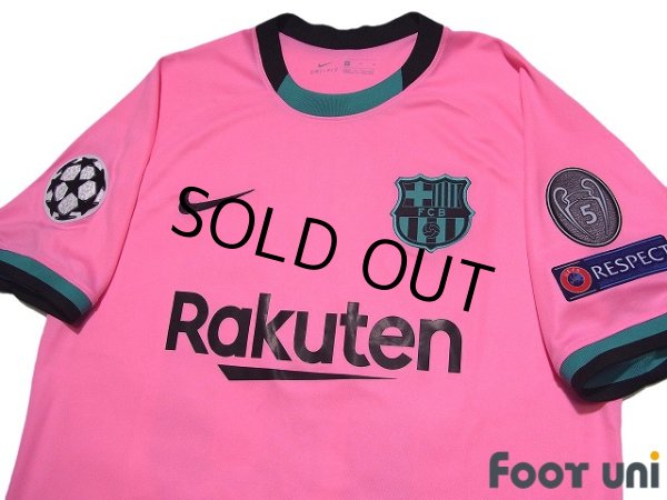 Photo3: FC Barcelona 2020-2021 Third Shirt #10 Messi Champions League Patch/Badge (3)