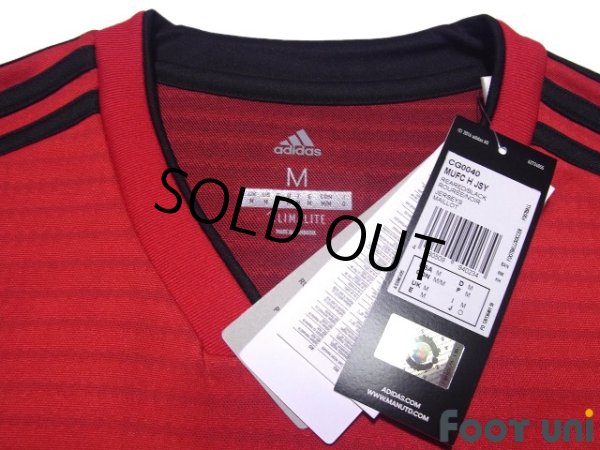 Photo5: Manchester United 2018-2019 Home Shirt #10 Rashford Premier League Patch/Badge w/tags (5)