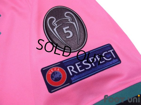 Photo7: FC Barcelona 2020-2021 Third Shirt #10 Messi Champions League Patch/Badge (7)