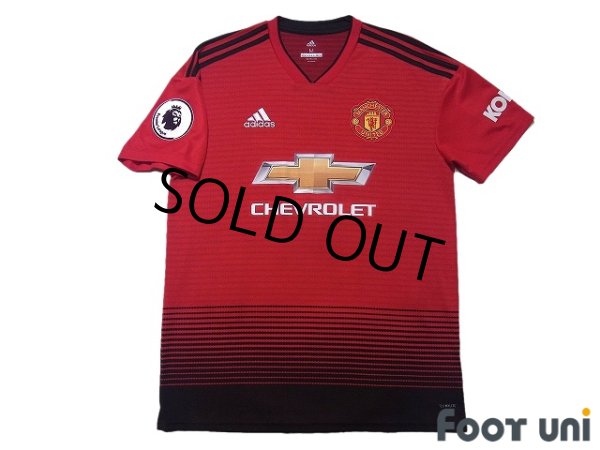 Photo1: Manchester United 2018-2019 Home Shirt #10 Rashford Premier League Patch/Badge w/tags (1)