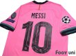 Photo4: FC Barcelona 2020-2021 Third Shirt #10 Messi Champions League Patch/Badge (4)