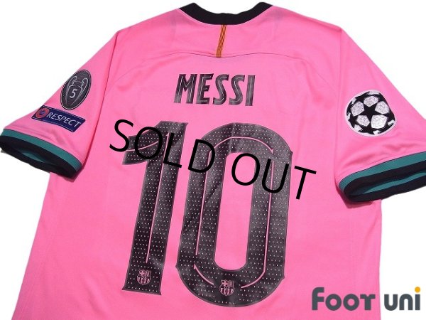 Photo4: FC Barcelona 2020-2021 Third Shirt #10 Messi Champions League Patch/Badge (4)