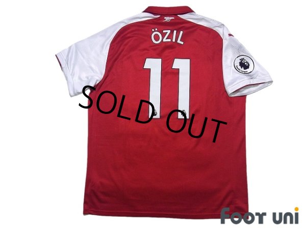 Photo2: Arsenal 2017-2018 Home Shirt #11 Mesut Ozil Premier League Patch/Badge (2)