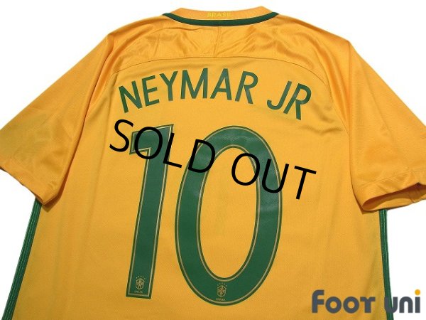Photo4: Brazil 2016 Home Shirt #10 Neymar Jr w/tags (4)