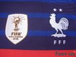 Photo6: France Euro 2020-2021 Home Authentic Shirt #10 Mbappe Shorts Set (6)