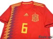 Photo3: Spain 2018 Home Shirt #6 Andres Iniesta w/tags (3)