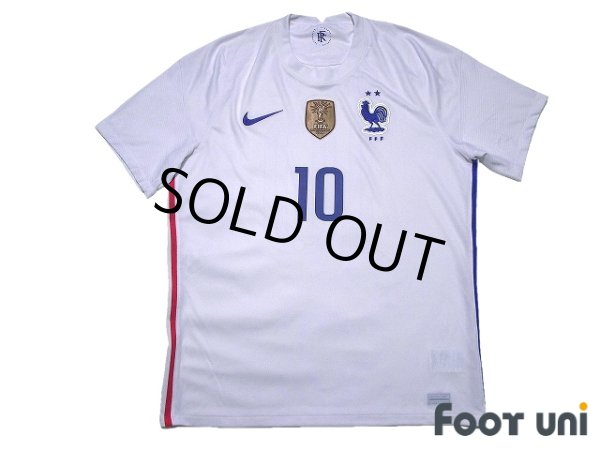 Photo1: France Euro 2020-2021 Away Shirt #10 Mbappe (1)