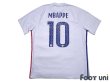 Photo2: France Euro 2020-2021 Away Shirt #10 Mbappe (2)