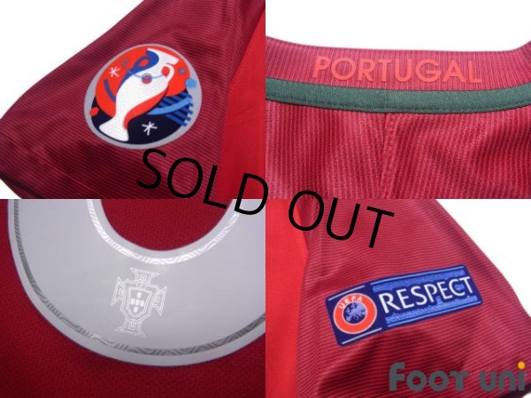 Photo7: Portugal Euro 2016 Home Shirt #16 Renato Sanches UEFA Euro 2016 Patch/Badge (7)