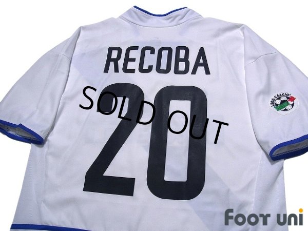 Photo4: Inter Milan 2002-2003 Away Shirt #20 Alvaro Recoba Lega Calcio Patch/Badge (4)