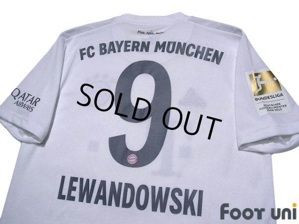 Photo4: Bayern Munich 2019-2020 Away Shirt #9 Robert Lewandowski Bundesliga Patch/Badge (4)