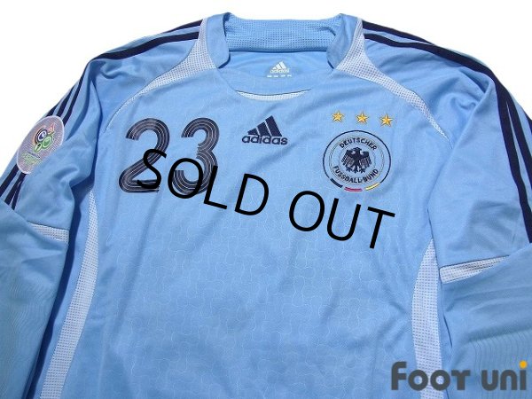 Photo2: Germany 2006 GK Long Sleeve Shirt #23 Timo Hildebrand FIFA World Cup Germany 2006 Patch/Badge (2)